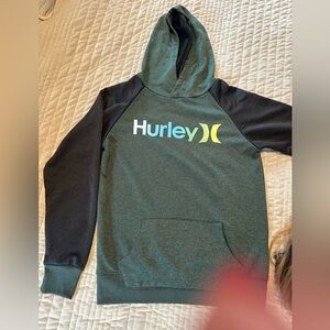 Hurley Green and Black Hoodie